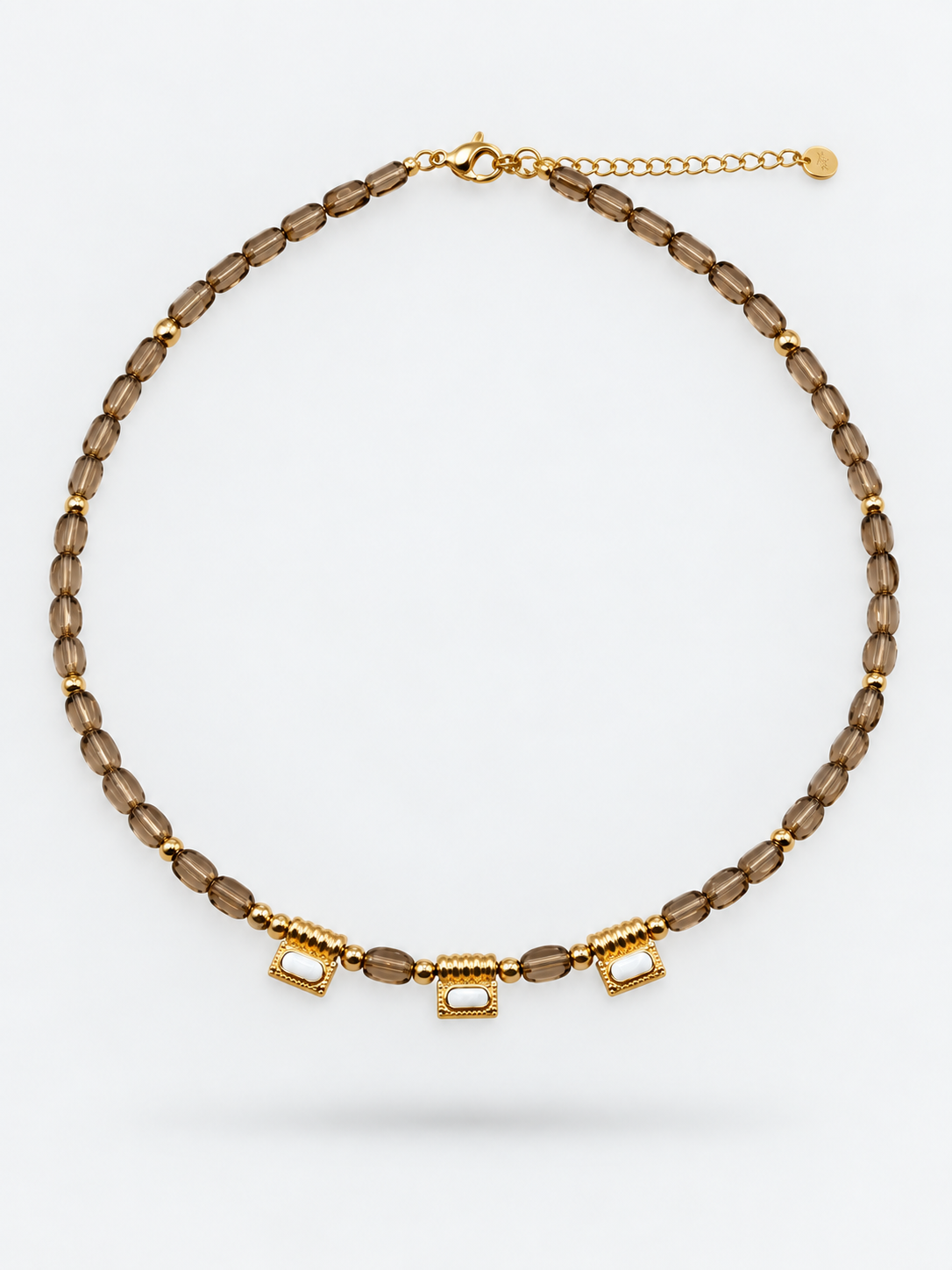 White Flake Necklace