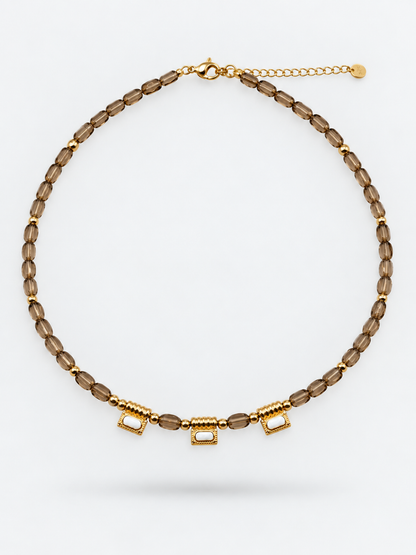 White Flake Necklace