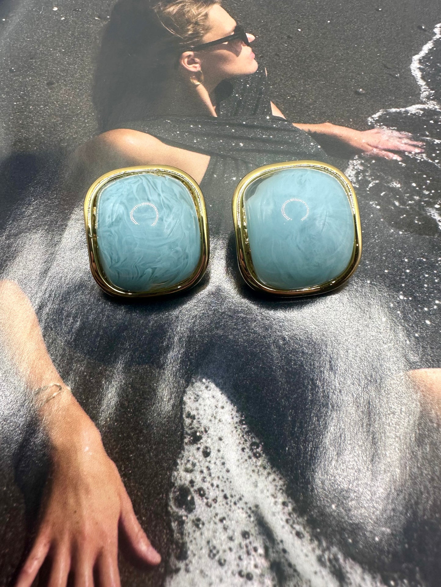 Baby Blue Candy Earrings