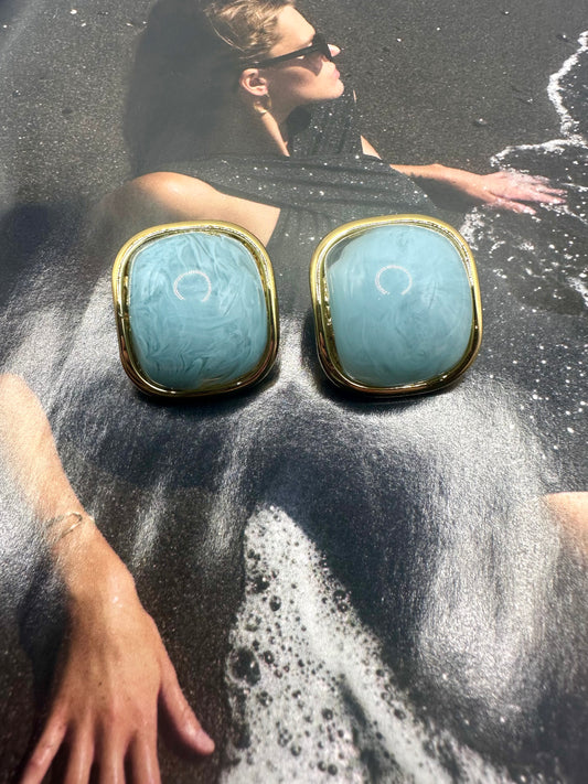 Baby Blue Candy Earrings