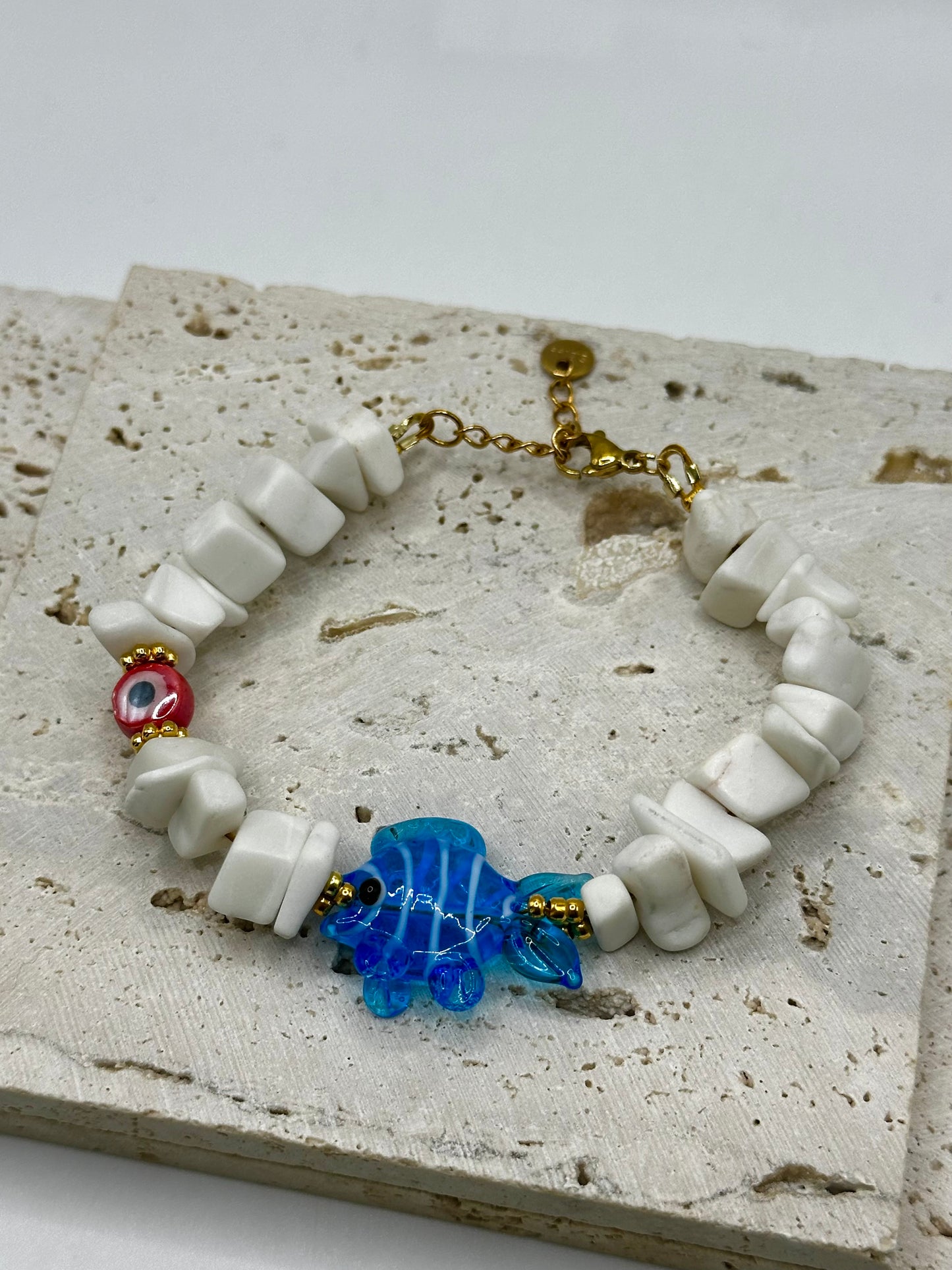 Blue Fish Bracelet