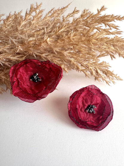 Poppy Handmade Earrings