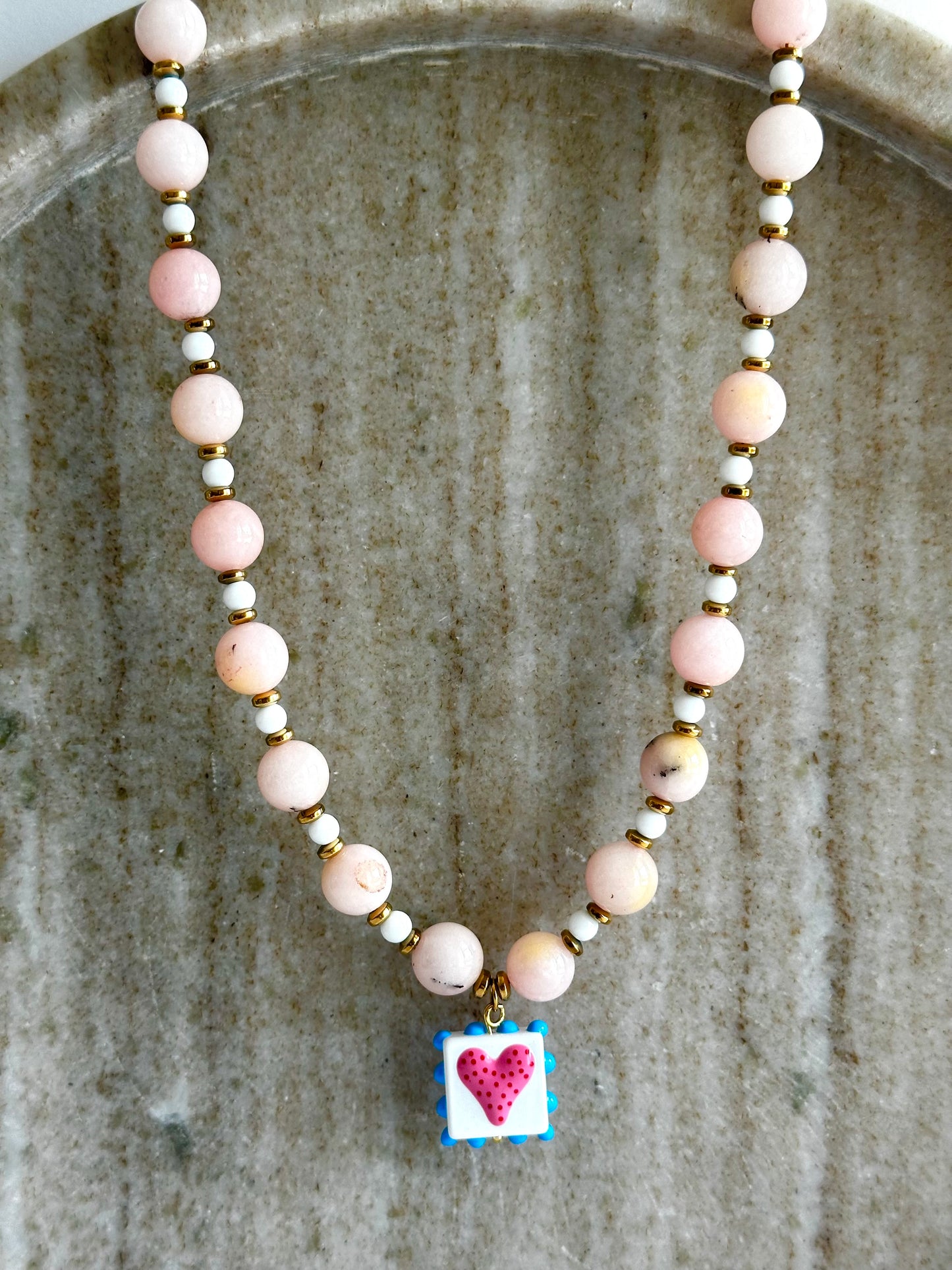 Pink Dot Necklace