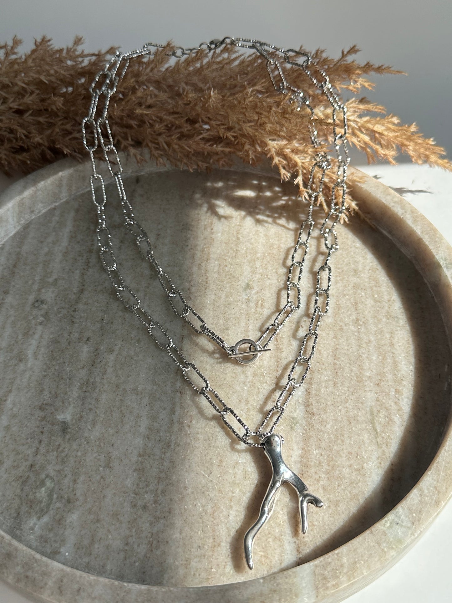 Silver Branch Necklace