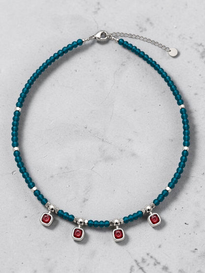 Silver Sunset Necklace