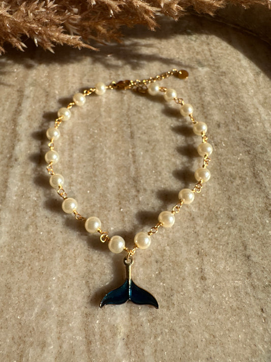 Mermaid Pearl Anklet