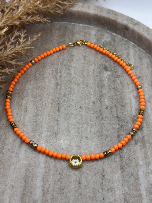 Amber Eye Necklace