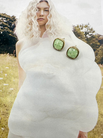 Small Candy Pistachio Earrings