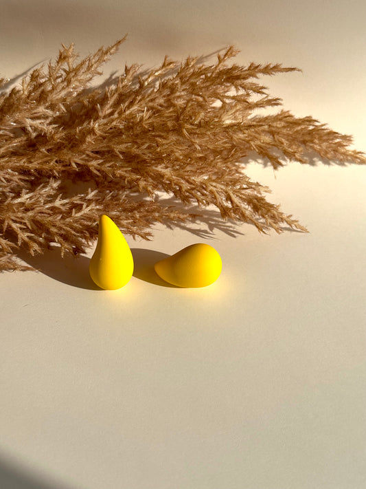 Yellow Drop Earrings