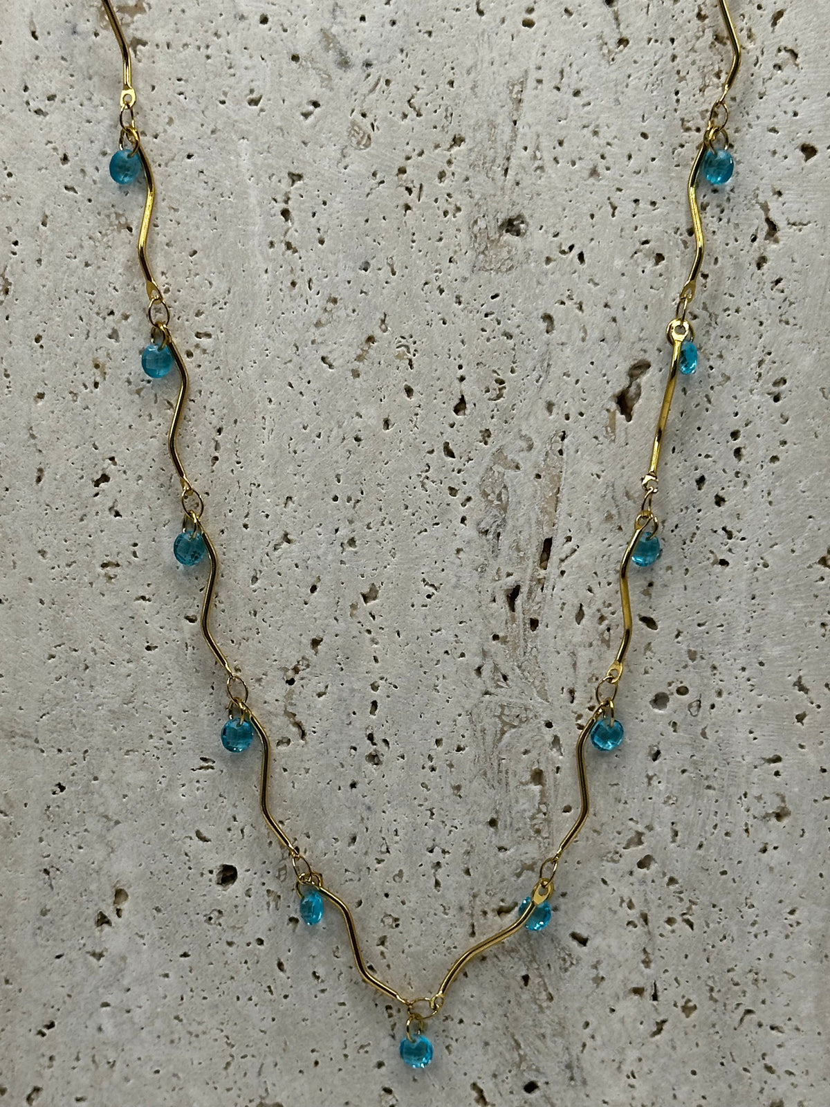 Blue Waves Necklace