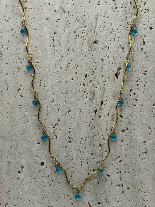 Blue Waves Necklace