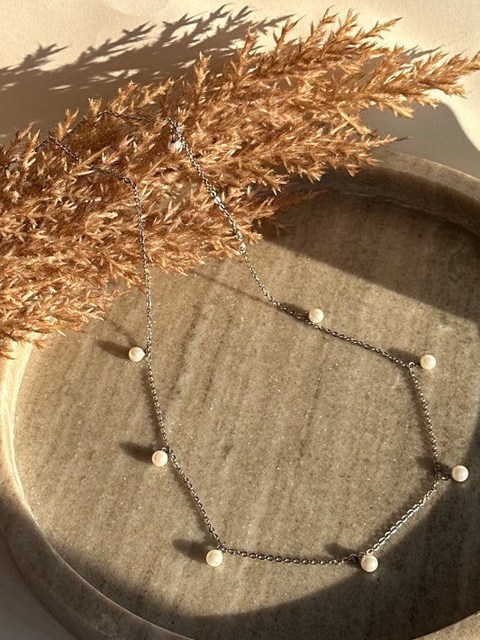 Persefone Silver Belly Chain