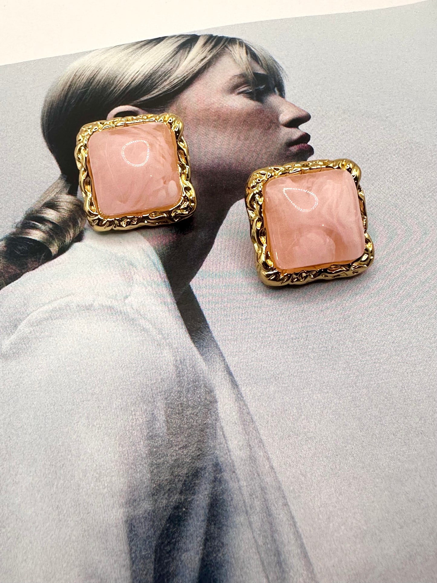 Leila Pink Earrings