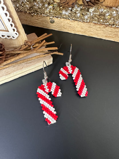 Christmas Lollipop Earrings