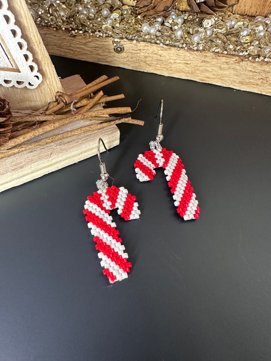 Christmas Lollipop Earrings
