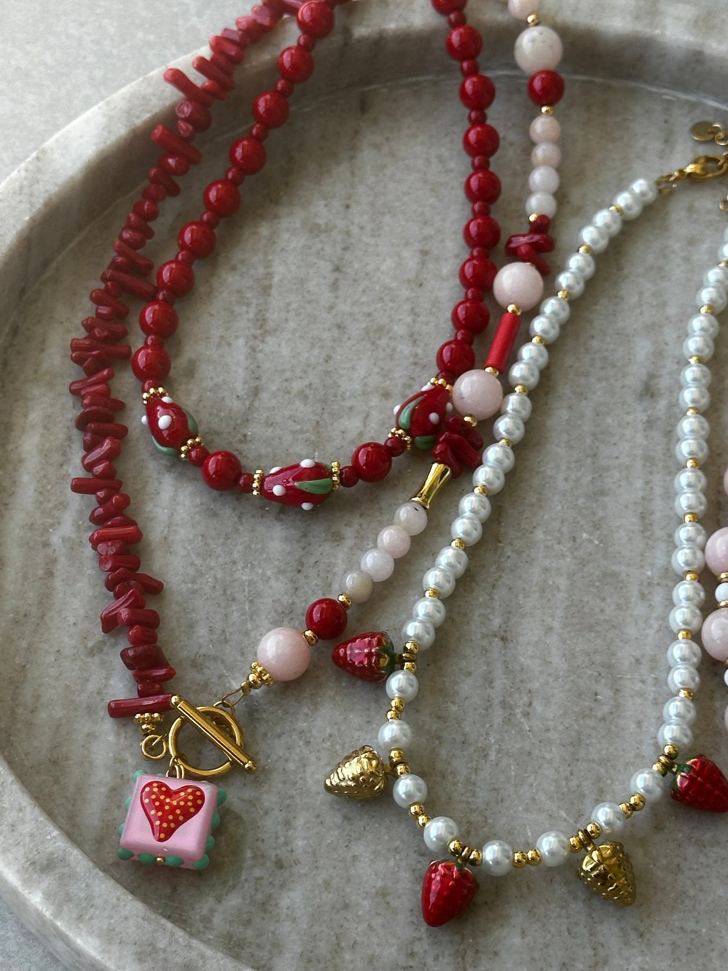 Loveable Red Necklace