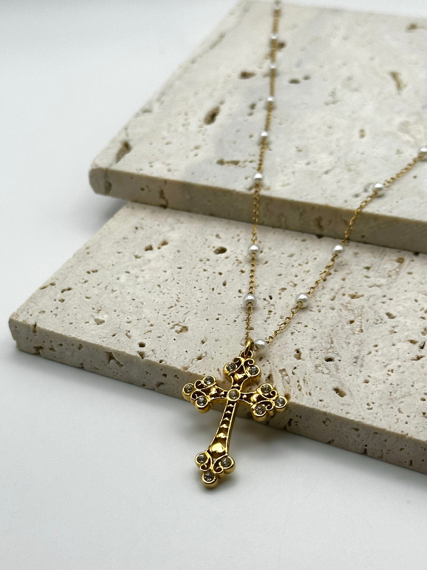 Lumiere Cross Necklace