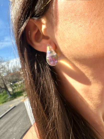 Glass Drop Earrings