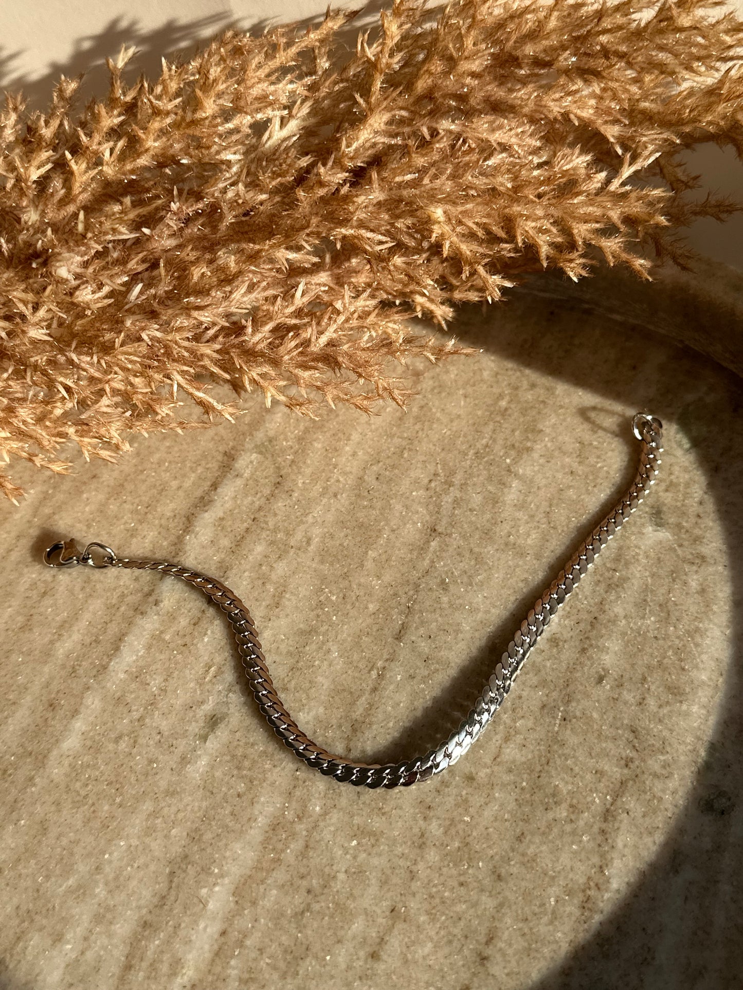 Braids Silver Bracelet