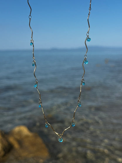 Blue Waves Necklace