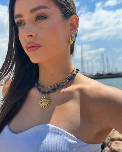 Two Half Earrings