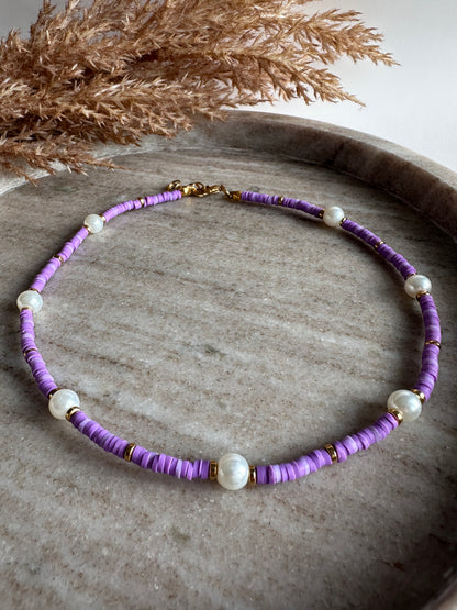 Savanna Purple Handmade Necklace