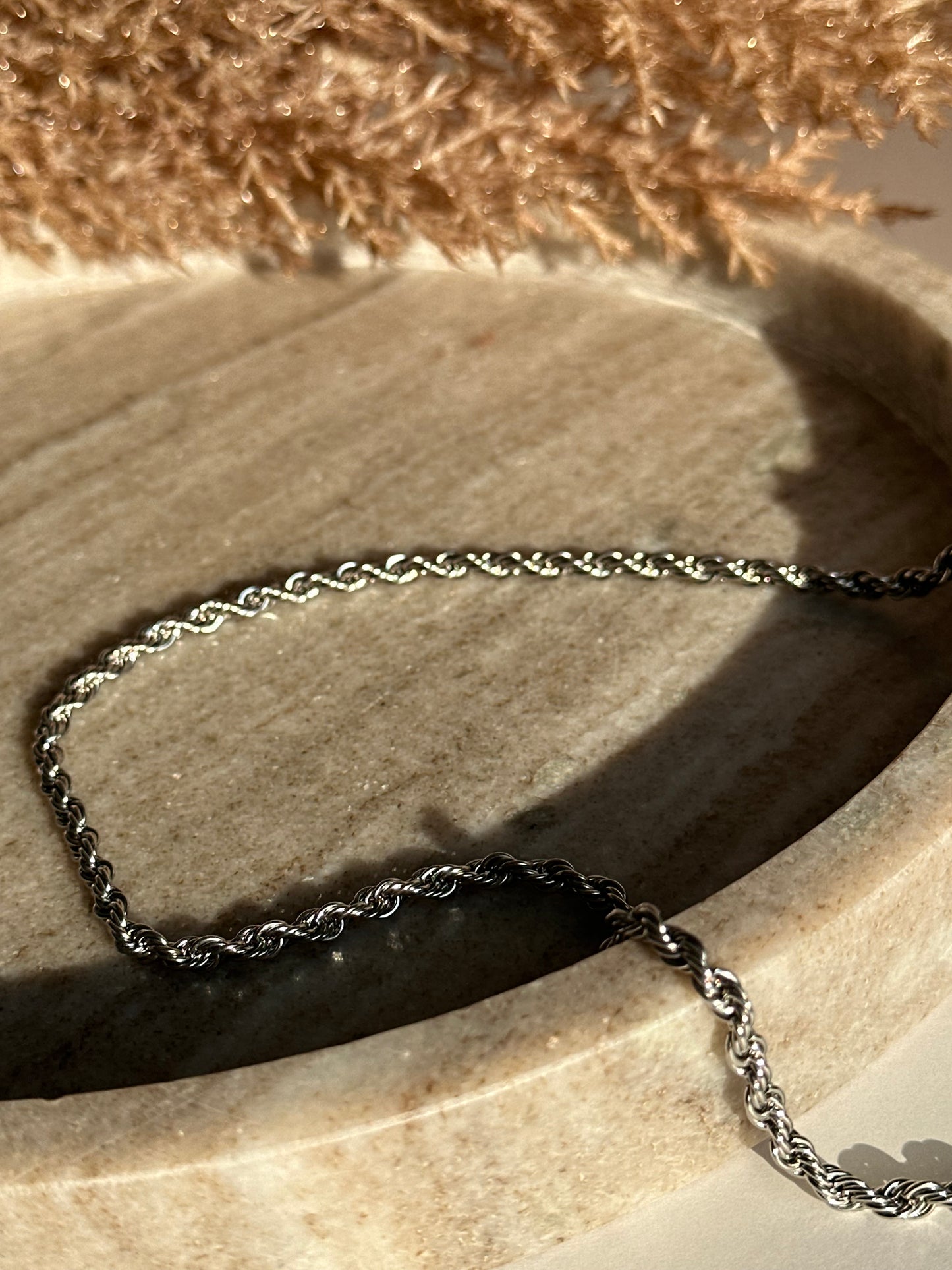 Twister Silver Chain