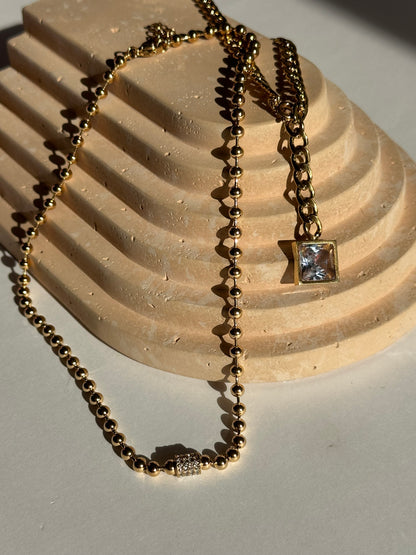 Sparkle Tie Necklace