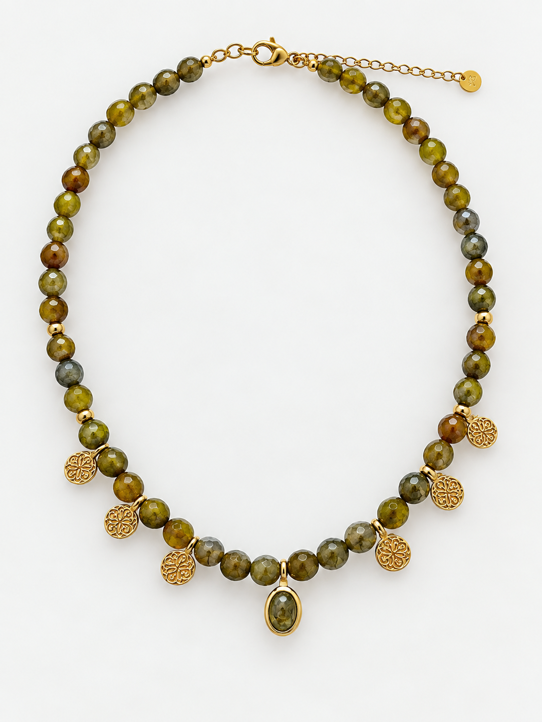 Oil Green Necklace
