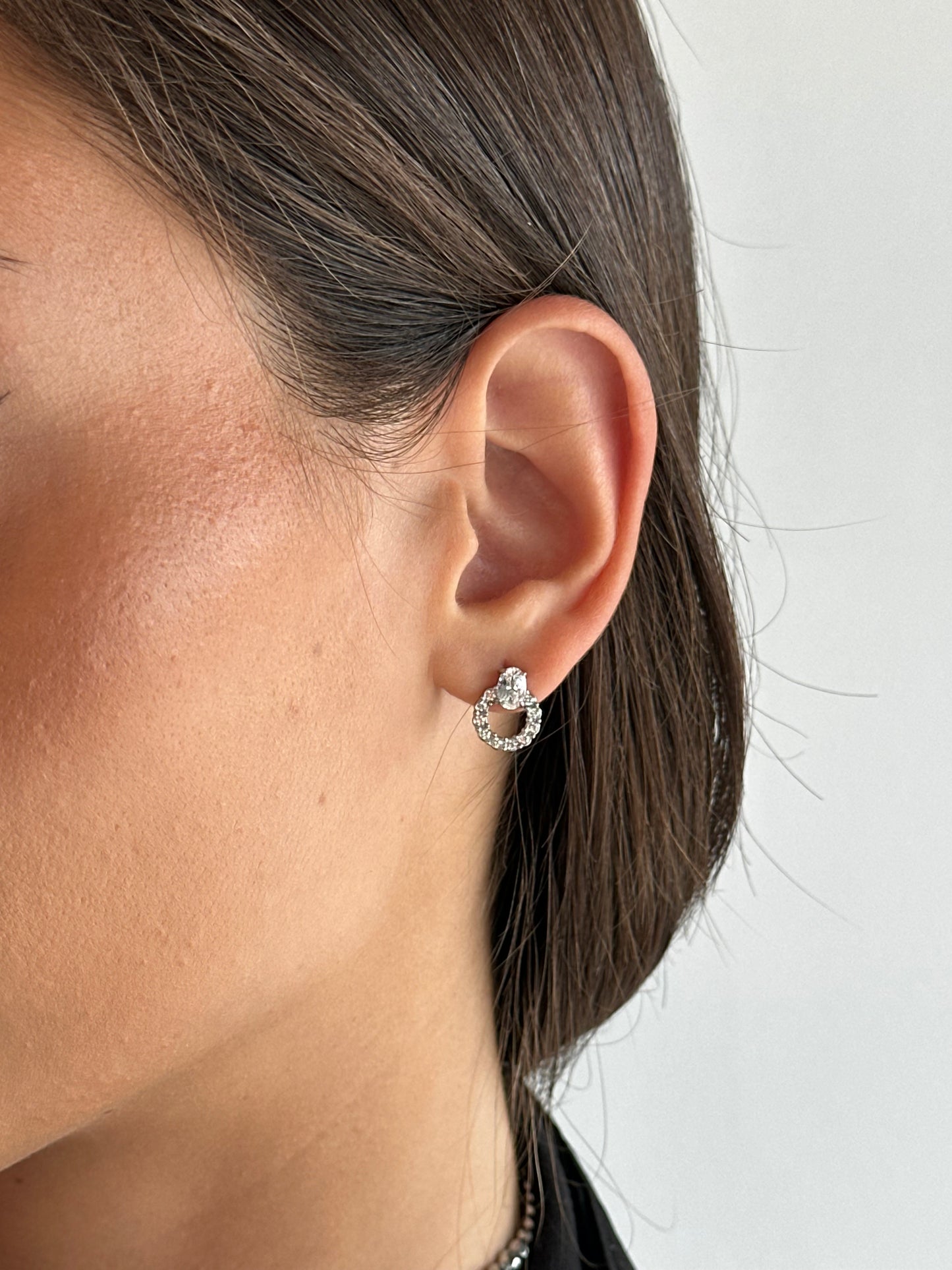 Crystal Halo Earrings