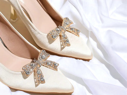 Strass Bow Shoe Accessories