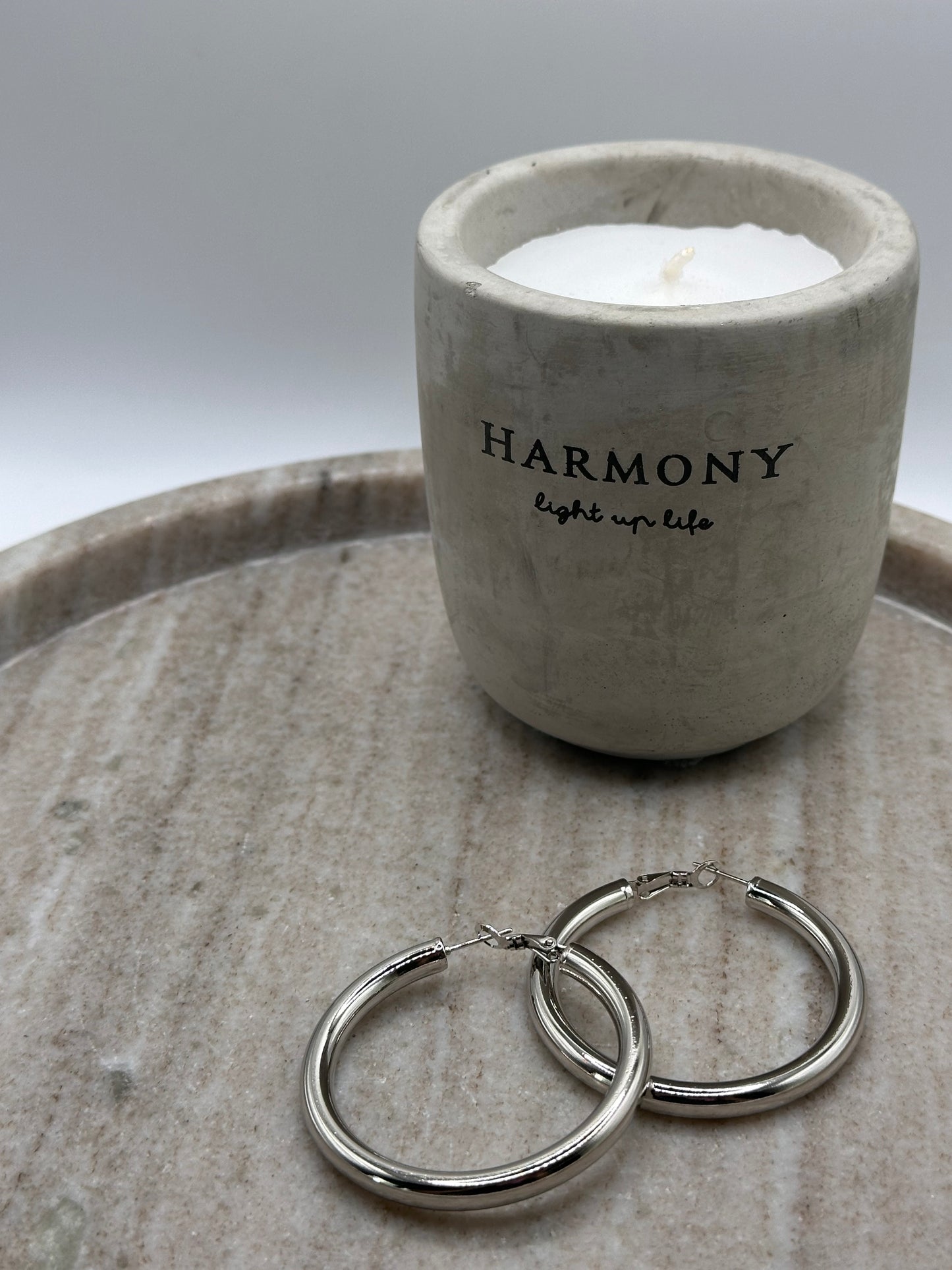 Palermo Silver Hoops