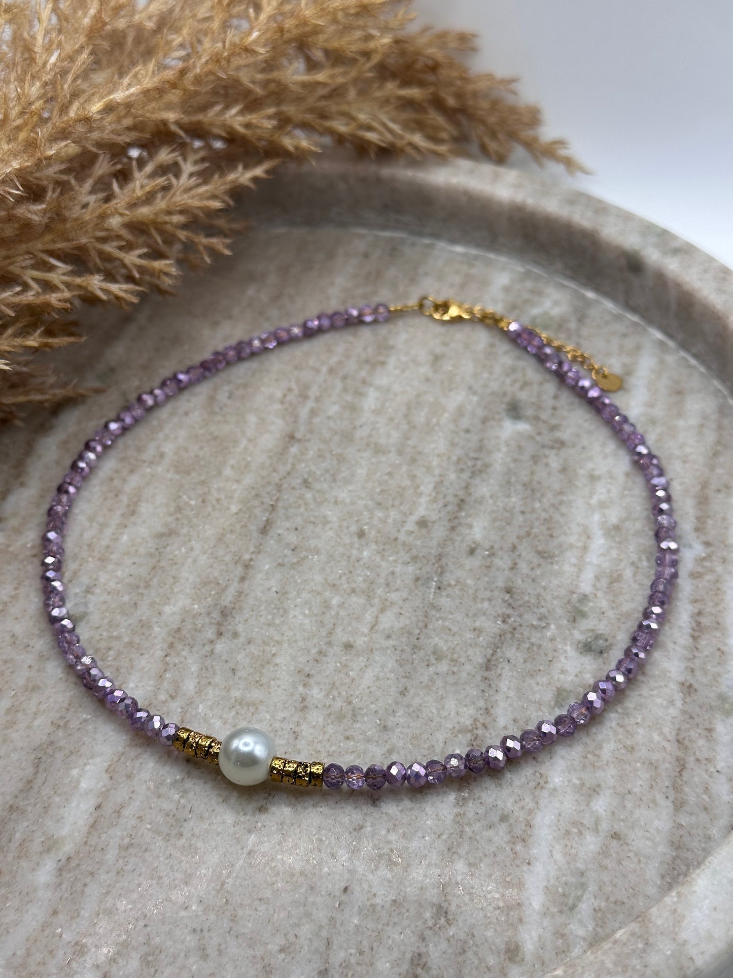 Purple Olivia Necklace
