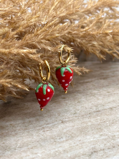 Strawberry Earrings