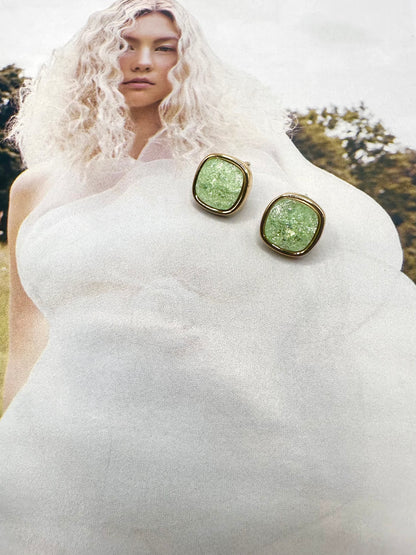 Small Candy Pistachio Earrings