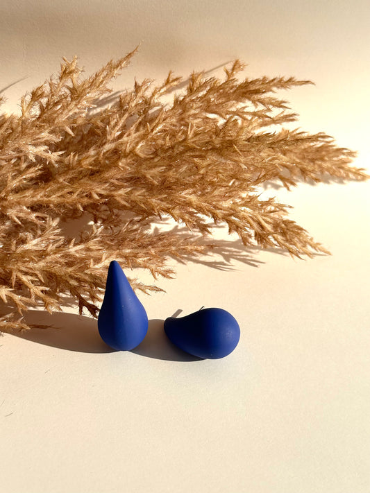 Blue Electric Drop Earrings