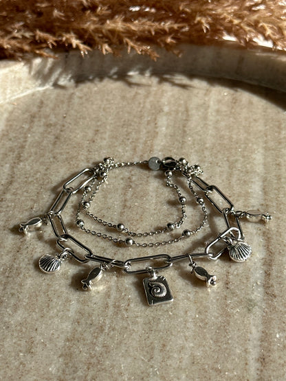 Veronique Silver Bracelet