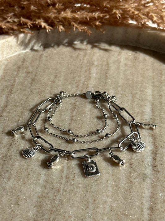 Veronique Silver Bracelet