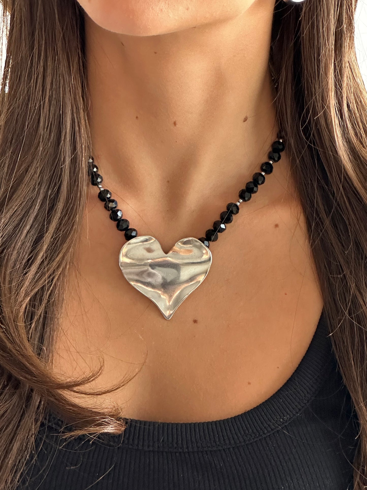 Noir Heart Necklace