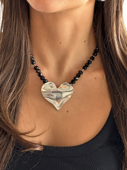 Noir Heart Necklace