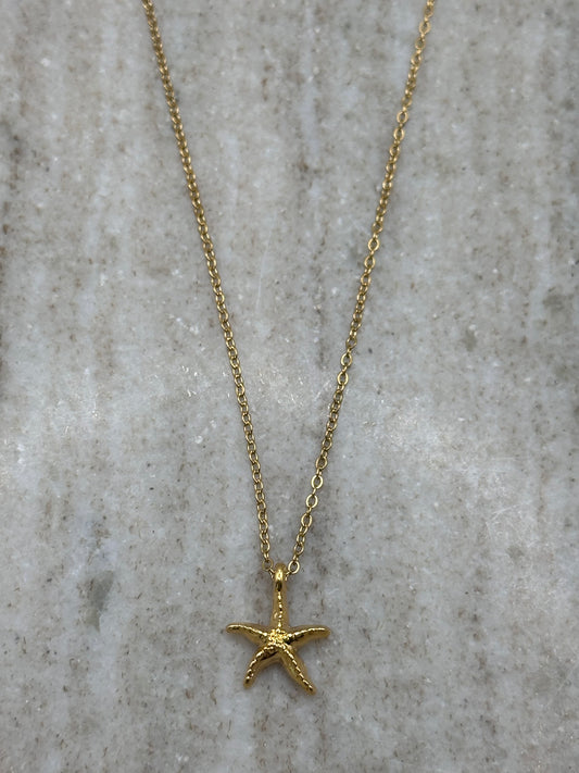 Tiny Starfish Necklace