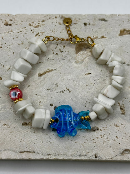 Blue Fish Bracelet