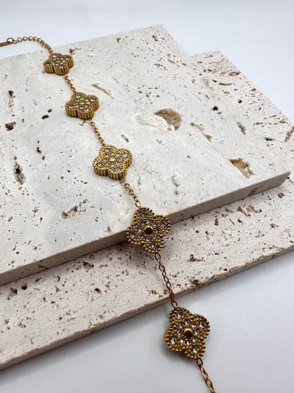 Golden Rosette Bracelet