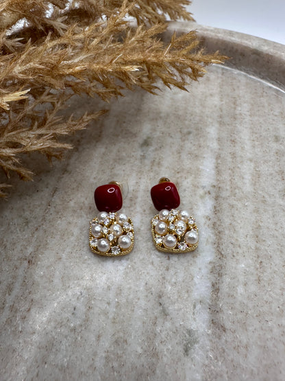 Pearl Motif Earrings
