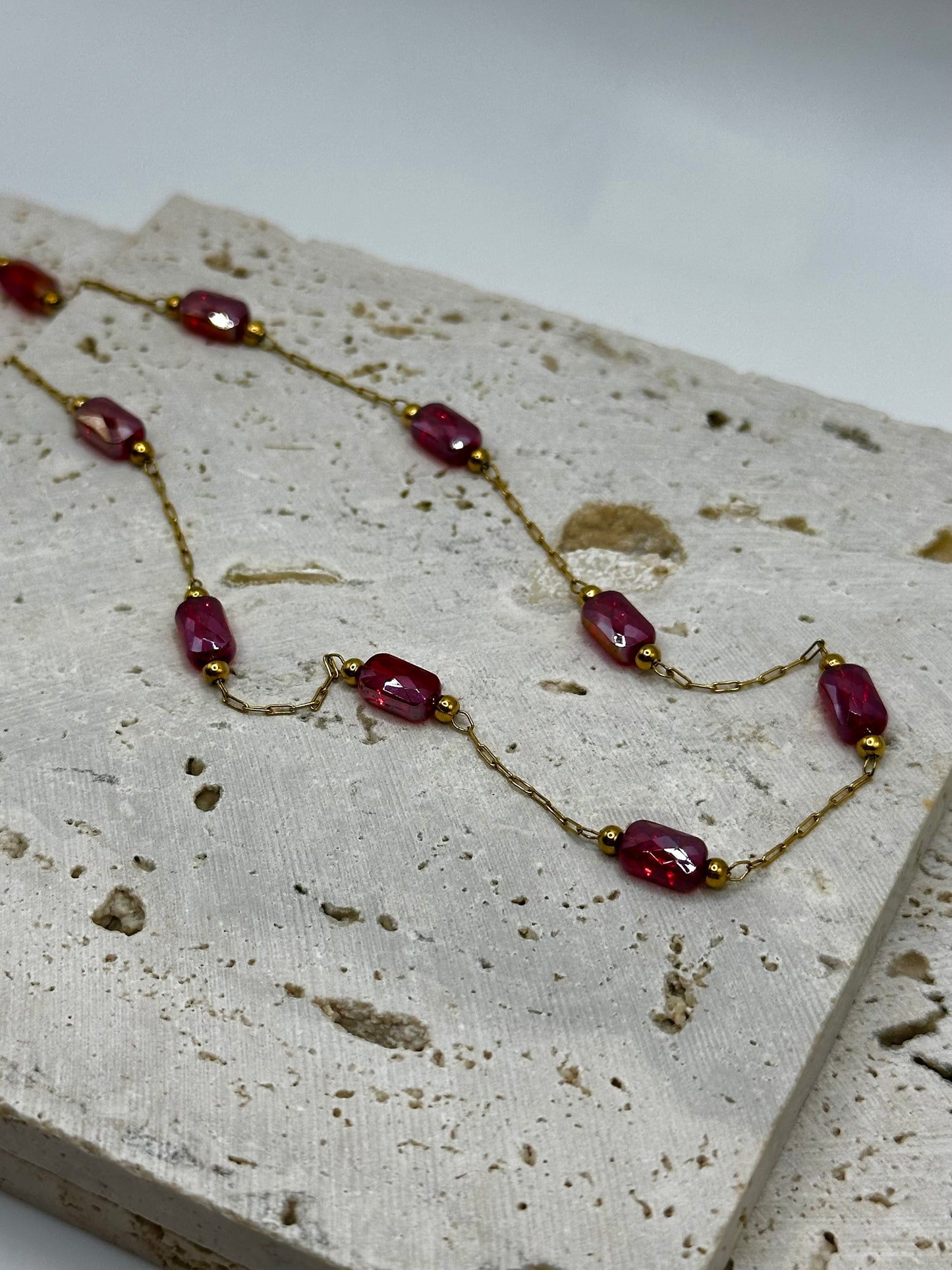 Gocce Rosse Necklace