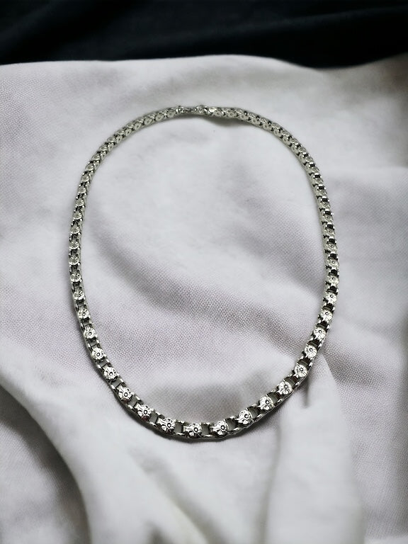 Sunset Silver Necklace