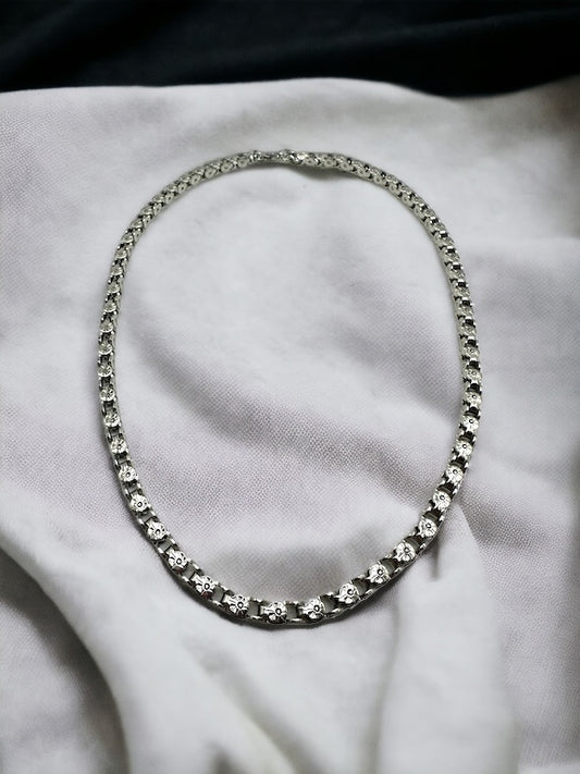 Sunset Silver Necklace