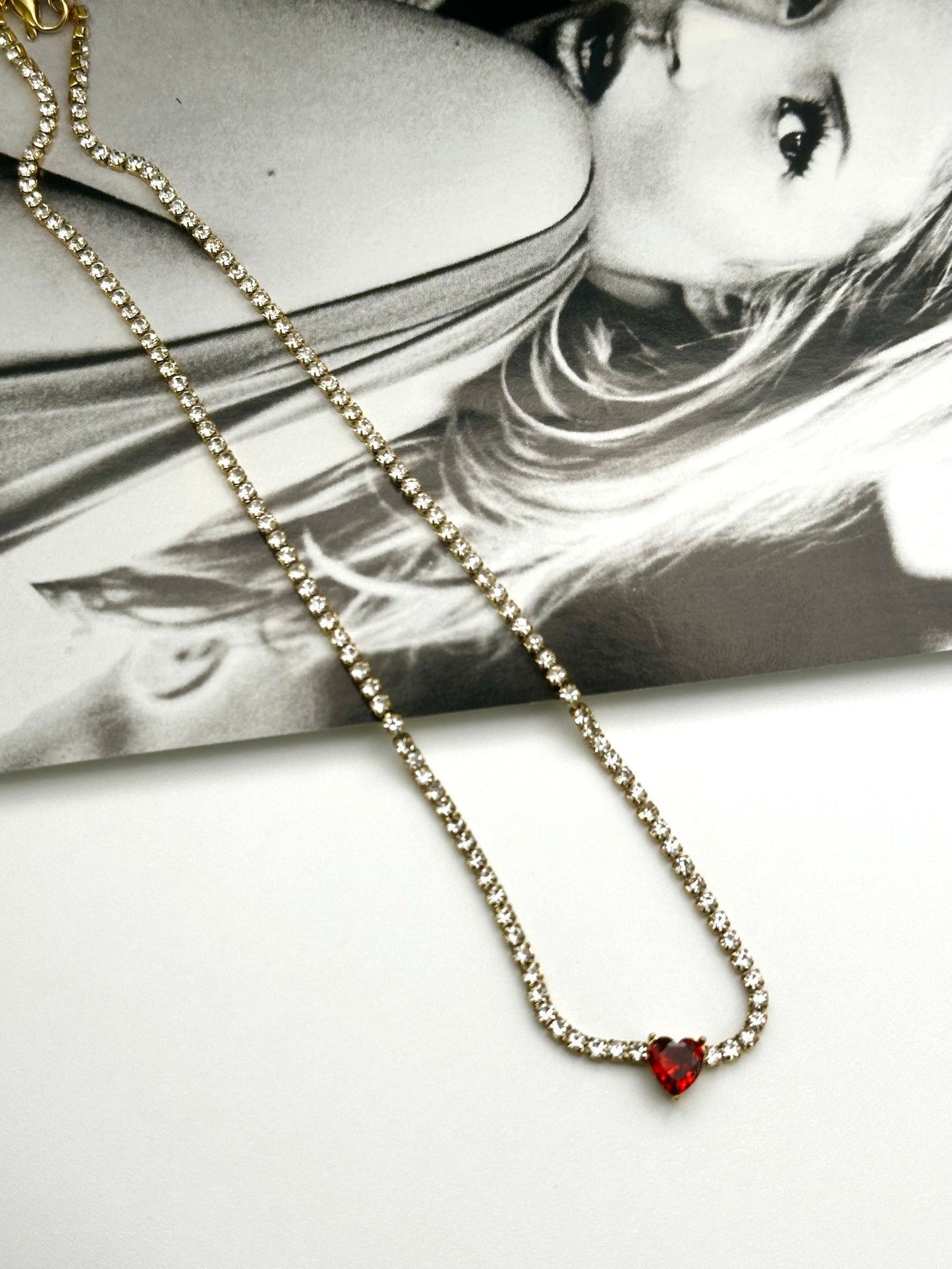 Scarlet Heart Necklace