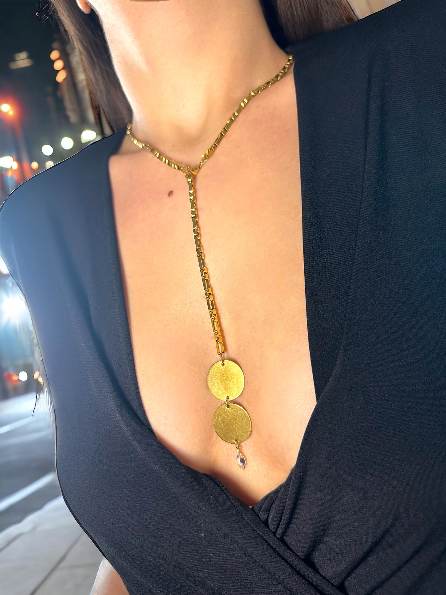 Sabrina Tie Necklace