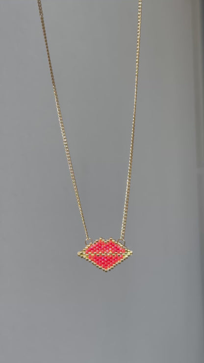Red Lips 💋 Necklace
